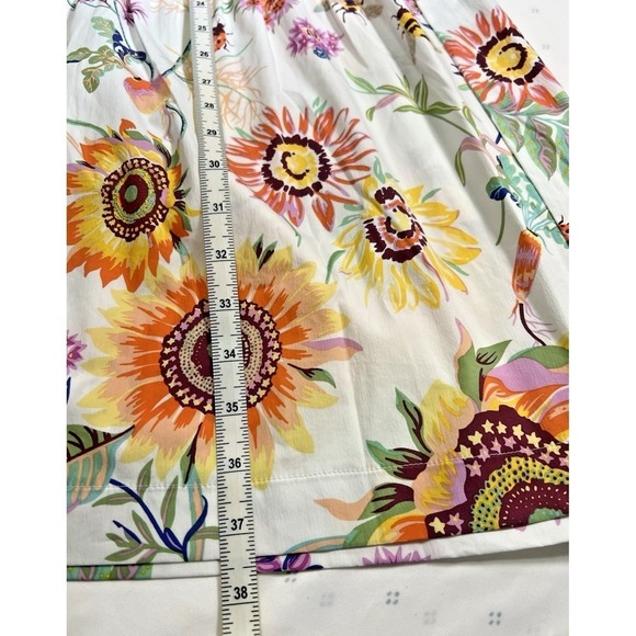 Elie Tahari Maxi Skirt NWT SUNFLOWER Floral Long M‎ Western Fairy Cottage BOHO - Picture 6 of 12